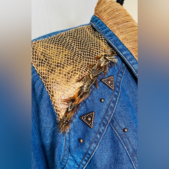 VINTAGE NANCY BOLEN WOMENS DENIM JACKET - Picture 9 of 16